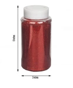 HIER_5110 Chargers & Centerpieces 1 Lb Bottle | Nontoxic Red DIY Arts & Crafts Extra Fine Glitter 21 HIER_5110 Chargers & Centerpieces 1 Lb Bottle | Nontoxic Red DIY Arts & Crafts Extra Fine Glitter