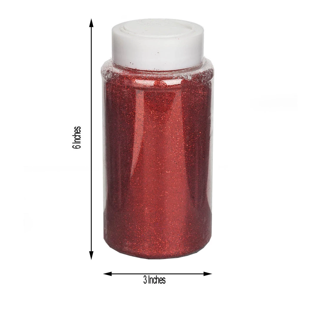 HIER_5110 Chargers & Centerpieces 1 Lb Bottle | Nontoxic Red DIY Arts & Crafts Extra Fine Glitter 3 HIER_5110 Chargers & Centerpieces 1 Lb Bottle | Nontoxic Red DIY Arts & Crafts Extra Fine Glitter