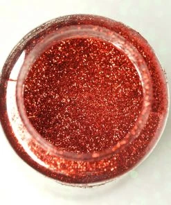 HIER_5110 Chargers & Centerpieces 1 Lb Bottle | Nontoxic Red DIY Arts & Crafts Extra Fine Glitter