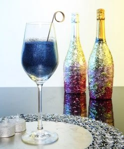 HIER_5110 Chargers & Centerpieces 1 Lb Bottle | Nontoxic Royal Blue DIY Arts & Crafts Extra Fine Glitter