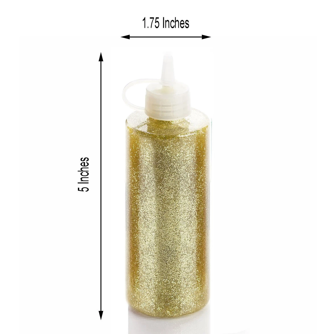 HIER_5170 4 Oz | Metallic Gold Arts & Crafts Glitter Glue, DIY Sensory Bottle Chargers & Centerpieces 3 HIER_5170 4 Oz | Metallic Gold Arts & Crafts Glitter Glue, DIY Sensory Bottle Chargers & Centerpieces