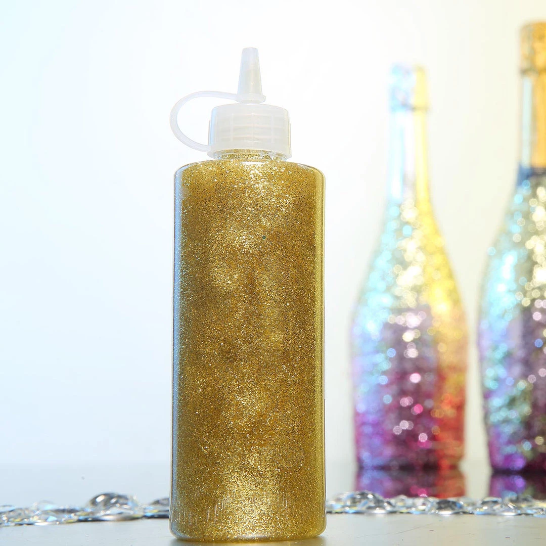 HIER_5170 4 Oz | Metallic Gold Arts & Crafts Glitter Glue, DIY Sensory Bottle Chargers & Centerpieces 6 HIER_5170 4 Oz | Metallic Gold Arts & Crafts Glitter Glue, DIY Sensory Bottle Chargers & Centerpieces