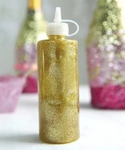 HIER_5170 4 Oz | Metallic Gold Arts & Crafts Glitter Glue, DIY Sensory Bottle Chargers & Centerpieces 21 HIER_5170 4 Oz | Metallic Gold Arts & Crafts Glitter Glue, DIY Sensory Bottle Chargers & Centerpieces