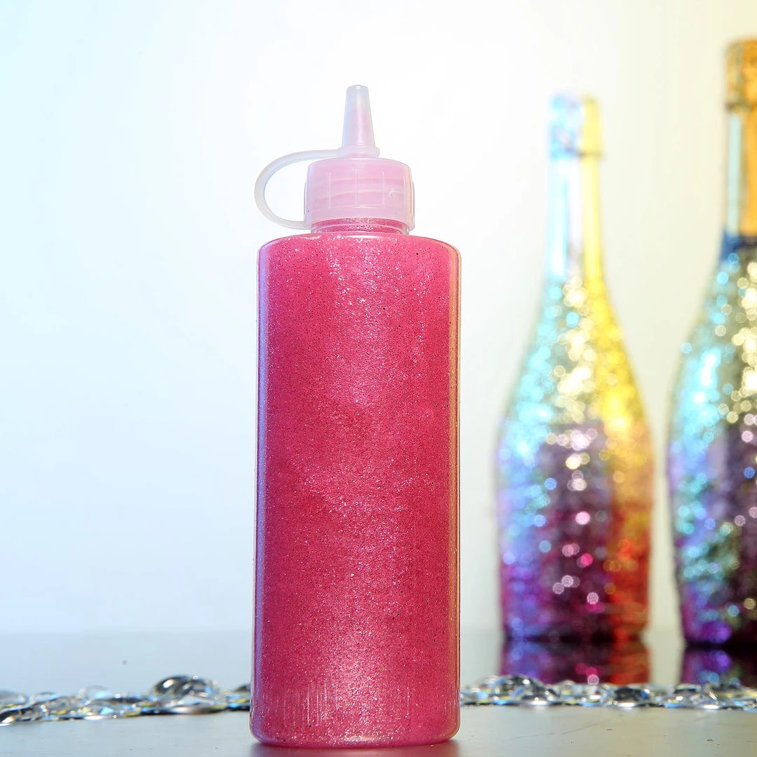 HIER_5170 4 Oz | Metallic Pink Arts & Crafts Glitter Glue, DIY Sensory Bottle Chargers & Centerpieces 6 HIER_5170 4 Oz | Metallic Pink Arts & Crafts Glitter Glue, DIY Sensory Bottle Chargers & Centerpieces