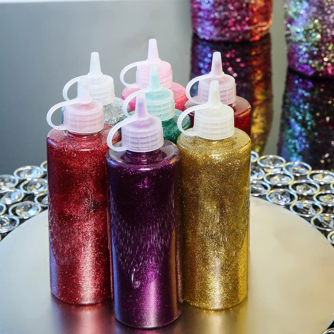 HIER_5170 4 Oz | Metallic Pink Arts & Crafts Glitter Glue, DIY Sensory Bottle Chargers & Centerpieces 12 HIER_5170 4 Oz | Metallic Pink Arts & Crafts Glitter Glue, DIY Sensory Bottle Chargers & Centerpieces