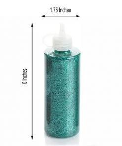 HIER_5170 Chargers & Centerpieces 4 Oz | Metallic Turquoise Art & Craft Glitter Glue, DIY Sensory Bottle 17 HIER_5170 Chargers & Centerpieces 4 Oz | Metallic Turquoise Art & Craft Glitter Glue, DIY Sensory Bottle