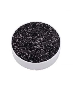 HIER_5170 Tabletop Decor 1 Lb Bottle | Metallic Black DIY Arts & Crafts Chunky Confetti Glitter