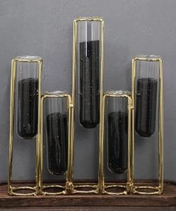 HIER_5170 Tabletop Decor 1 Lb Bottle | Metallic Black DIY Arts & Crafts Chunky Confetti Glitter