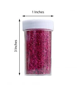 HIER_5170 23g Bottle | Metallic Hot Pink Extra Fine Arts & Crafts Glitter Powder Chargers & Centerpieces 17 HIER_5170 23g Bottle | Metallic Hot Pink Extra Fine Arts & Crafts Glitter Powder Chargers & Centerpieces