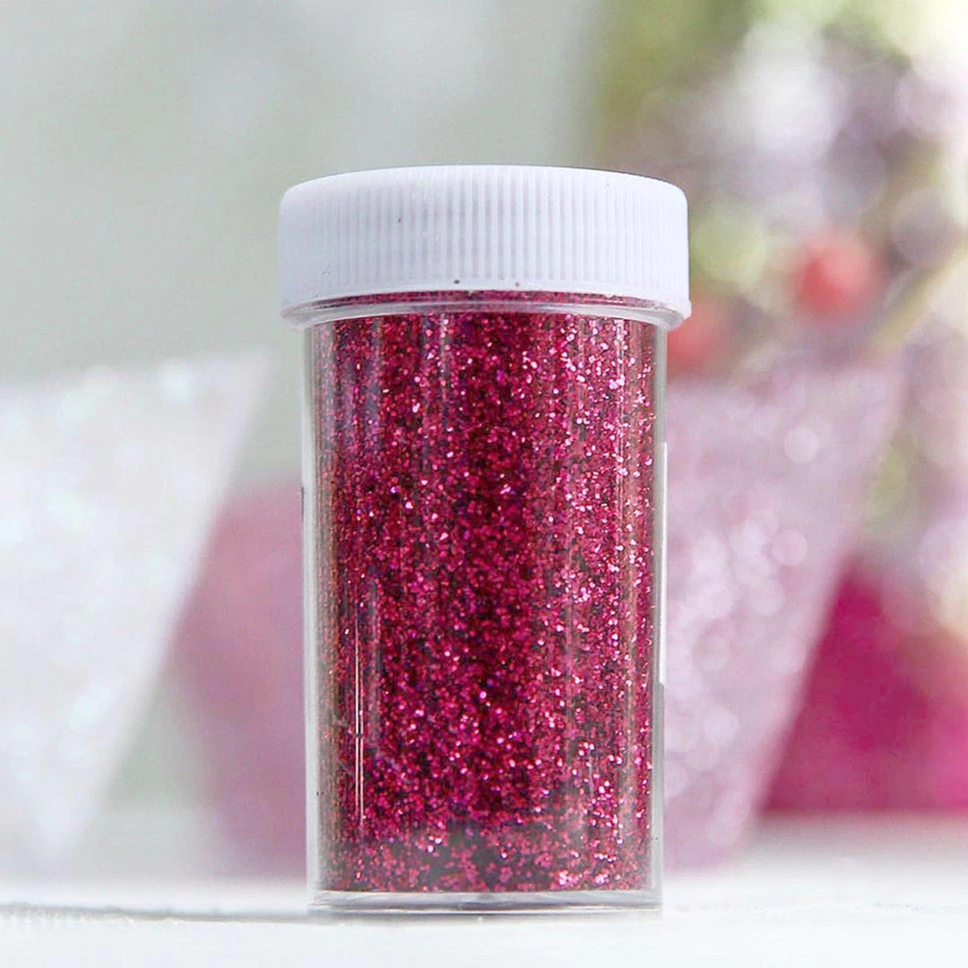 HIER_5170 23g Bottle | Metallic Hot Pink Extra Fine Arts & Crafts Glitter Powder Chargers & Centerpieces 2 HIER_5170 23g Bottle | Metallic Hot Pink Extra Fine Arts & Crafts Glitter Powder Chargers & Centerpieces