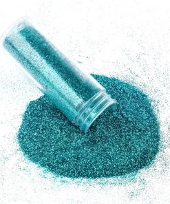 HIER_5110 23g Bottle | Metallic Aqua Extra Fine Arts & Crafts Glitter Powder Chargers & Centerpieces