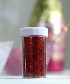 HIER_5110 23g Bottle | Metallic Burgundy Extra Fine Arts & Crafts Glitter Powder