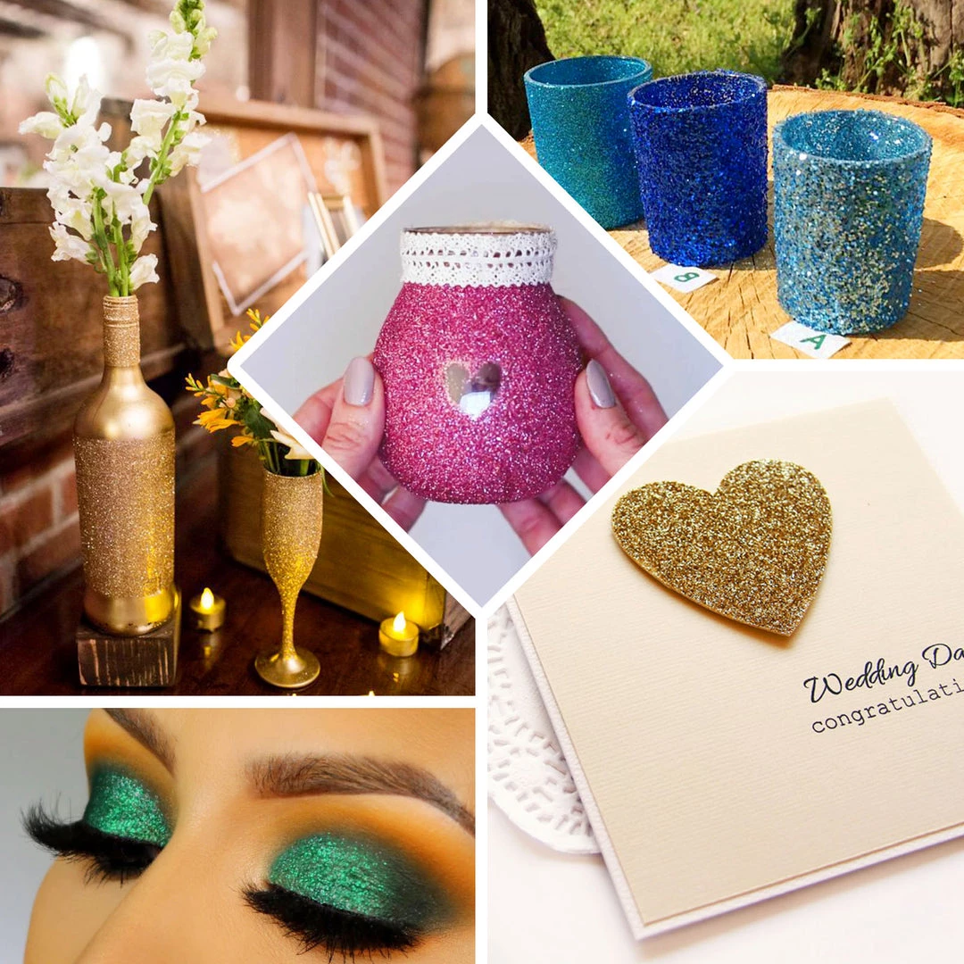 HIER_5110 Chargers & Centerpieces 23g Bottle | Metallic Green Extra Fine Arts & Crafts Glitter Powder 5 HIER_5110 Chargers & Centerpieces 23g Bottle | Metallic Green Extra Fine Arts & Crafts Glitter Powder