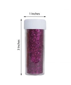 HIER_5110 Chargers & Centerpieces 23g Bottle | Metallic Fuchsia Extra Fine Arts & Crafts Glitter Powder