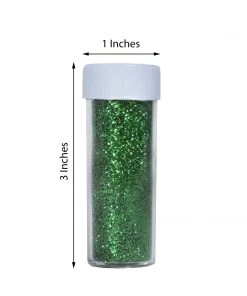 HIER_5110 Chargers & Centerpieces 23g Bottle | Metallic Green Extra Fine Arts & Crafts Glitter Powder 8 HIER_5110 Chargers & Centerpieces 23g Bottle | Metallic Green Extra Fine Arts & Crafts Glitter Powder