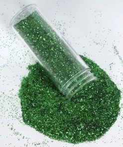 HIER_5110 Chargers & Centerpieces 23g Bottle | Metallic Green Extra Fine Arts & Crafts Glitter Powder