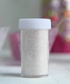 HIER_5110 23g Bottle | Metallic White Extra Fine Arts & Crafts Glitter Powder
