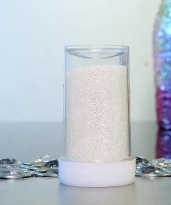 HIER_5110 23g Bottle | Metallic White Extra Fine Arts & Crafts Glitter Powder