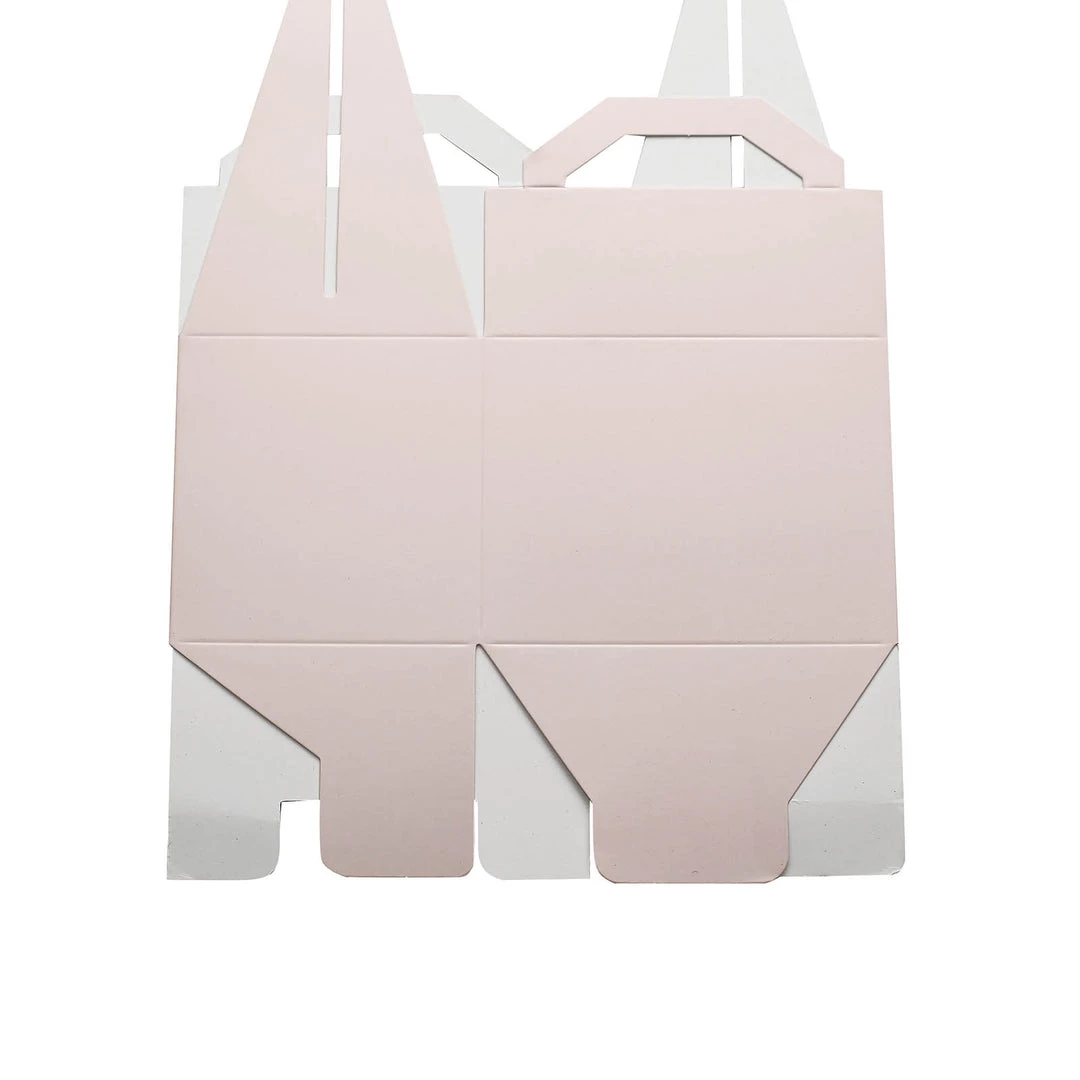 HIER_5310 Chargers & Centerpieces 100 Pack | 4"x3"x3" Blush/Rose Gold Tote Party Favor Candy Gift Boxes 11 HIER_5310 Chargers & Centerpieces 100 Pack | 4"x3"x3" Blush/Rose Gold Tote Party Favor Candy Gift Boxes