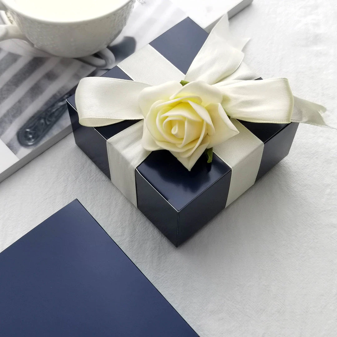 HIER_5310 100 Pack | 4"x4"x2" Navy Blue Cake Cupcake Party Favor Gift Boxes, DIY Chargers & Centerpieces 6 HIER_5310 100 Pack | 4"x4"x2" Navy Blue Cake Cupcake Party Favor Gift Boxes, DIY Chargers & Centerpieces