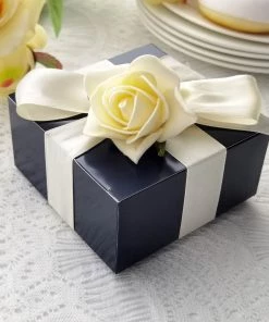 HIER_5310 100 Pack | 4"x4"x2" Navy Blue Cake Cupcake Party Favor Gift Boxes, DIY Chargers & Centerpieces 18 HIER_5310 100 Pack | 4