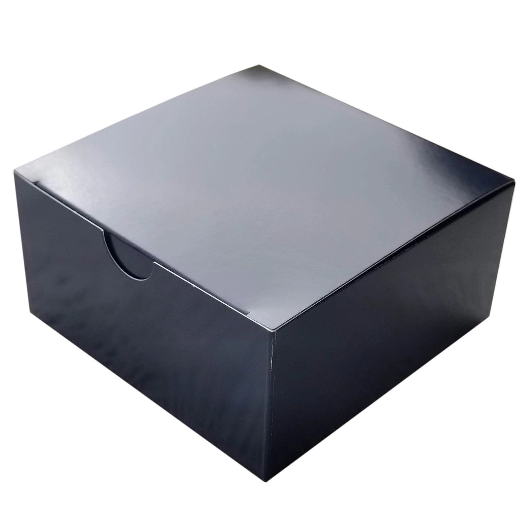 HIER_5310 100 Pack | 4"x4"x2" Navy Blue Cake Cupcake Party Favor Gift Boxes, DIY Chargers & Centerpieces 3 HIER_5310 100 Pack | 4"x4"x2" Navy Blue Cake Cupcake Party Favor Gift Boxes, DIY Chargers & Centerpieces