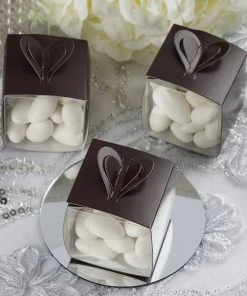 HIER_5310 100 Pack | Chocolate DIY Wraps For Clear Party Favor Candy Gift Boxes - Clearance SALE Chargers & Centerpieces