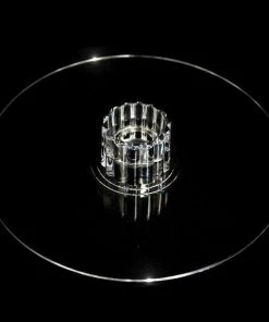 HIER_4100 18" Round Clear Acrylic Cake And Cupcake Display Stand Plates, DIY Chargers & Centerpieces 12 HIER_4100 18
