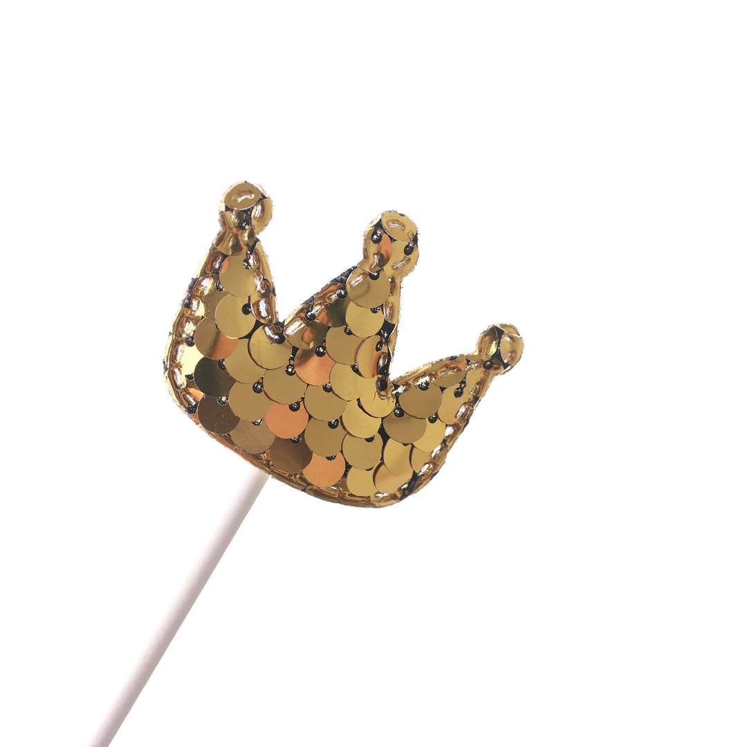 HIER_4200 Chargers & Centerpieces 9 Pack | Gold Sequin Crown & Tutu Cupcake Cake Toppers, Princess Party Decor Supplies 15 HIER_4200 Chargers & Centerpieces 9 Pack | Gold Sequin Crown & Tutu Cupcake Cake Toppers, Princess Party Decor Supplies