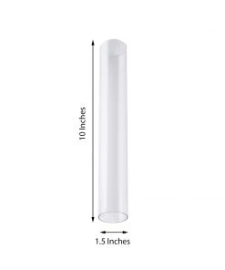 HIER_4100 Chargers & Centerpieces 10" DIY Clear Acrylic Tiered Cupcake Cake Stand Tubes, Dessert Tower Poles 5 HIER_4100 Chargers & Centerpieces 10