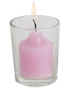 HIER_3820 12 Pack | Lavender Votive Candle & Clear Glass Votive Holder Candle Set Chargers & Centerpieces 13 HIER_3820 12 Pack | Lavender Votive Candle & Clear Glass Votive Holder Candle Set Chargers & Centerpieces