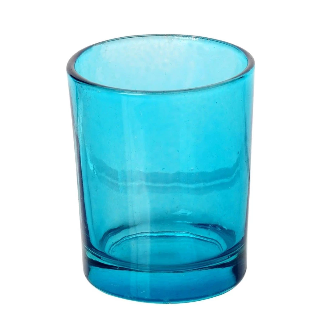 HIER_4320 Chargers & Centerpieces 12 Pack | 2.5" Turquoise Glass Votive Candle Holder Set Tealight Holders 11 HIER_4320 Chargers & Centerpieces 12 Pack | 2.5" Turquoise Glass Votive Candle Holder Set Tealight Holders