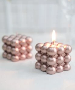 HIER_3820 2 Pack | Shiny Metallic Rose Gold 2