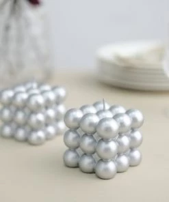 HIER_3820 2 Pack | Shiny Metallic Silver 2