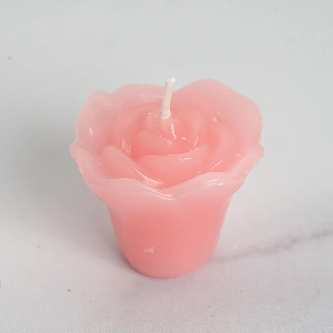HIER_3810 12 Pack | 1" Pink Mini Rose Flower Floating Candles Wedding Vase Fillers Chargers & Centerpieces 7 HIER_3810 12 Pack | 1" Pink Mini Rose Flower Floating Candles Wedding Vase Fillers Chargers & Centerpieces