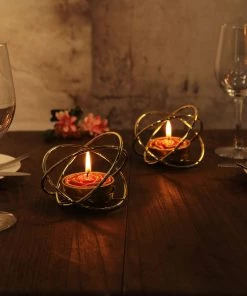 HIER_3820 2 Pack | Red/Gold Glitter Rose Tealight Candles Unscented Dripless Wax Chargers & Centerpieces 22 HIER_3820 2 Pack | Red/Gold Glitter Rose Tealight Candles Unscented Dripless Wax Chargers & Centerpieces