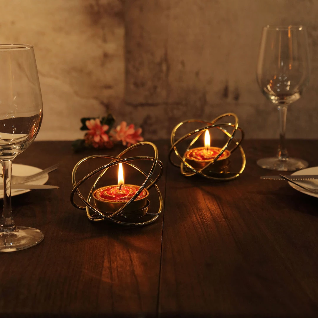 HIER_3820 2 Pack | Red/Gold Glitter Rose Tealight Candles Unscented Dripless Wax Chargers & Centerpieces 8 HIER_3820 2 Pack | Red/Gold Glitter Rose Tealight Candles Unscented Dripless Wax Chargers & Centerpieces