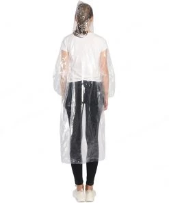 Tableclothsfactory Big Clearance Sale 100% Waterproof Unisex Plastic Raincoat And Hood, One Size Disposable Rain Poncho 20 Tableclothsfactory Big Clearance Sale 100% Waterproof Unisex Plastic Raincoat And Hood, One Size Disposable Rain Poncho