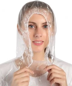 Tableclothsfactory Big Clearance Sale 100% Waterproof Unisex Plastic Raincoat And Hood, One Size Disposable Rain Poncho 21 Tableclothsfactory Big Clearance Sale 100% Waterproof Unisex Plastic Raincoat And Hood, One Size Disposable Rain Poncho