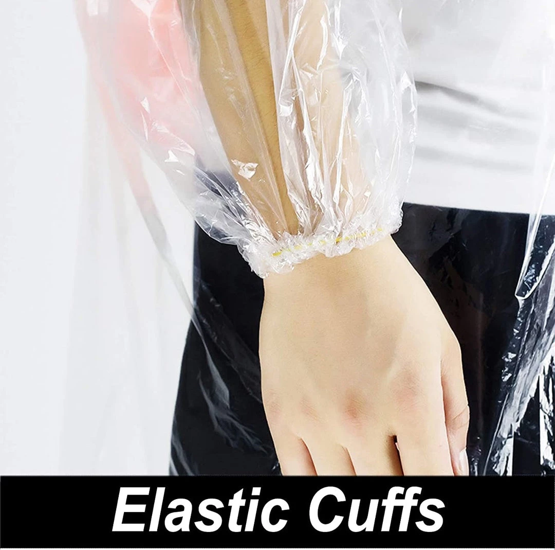 Tableclothsfactory Big Clearance Sale 100% Waterproof Unisex Plastic Raincoat And Hood, One Size Disposable Rain Poncho 8 Tableclothsfactory Big Clearance Sale 100% Waterproof Unisex Plastic Raincoat And Hood, One Size Disposable Rain Poncho