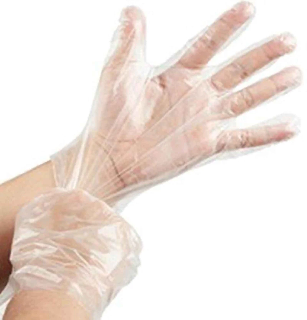 Tableclothsfactory Big Clearance Sale 100 Pack | Clear Plastic Disposable Gloves, Powder Free Multipurpose Plastic Gloves, Food Service Gloves 1 Tableclothsfactory Big Clearance Sale 100 Pack | Clear Plastic Disposable Gloves, Powder Free Multipurpose Plastic Gloves, Food Service Gloves