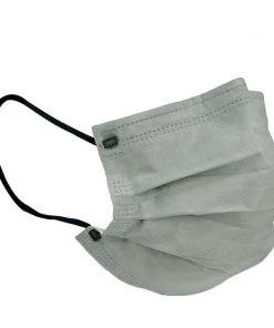 Tableclothsfactory 10 Pack | 3 Ply Sage Green Disposable Face Mask Non Woven Mask With Ear Loop - Clearance SALE