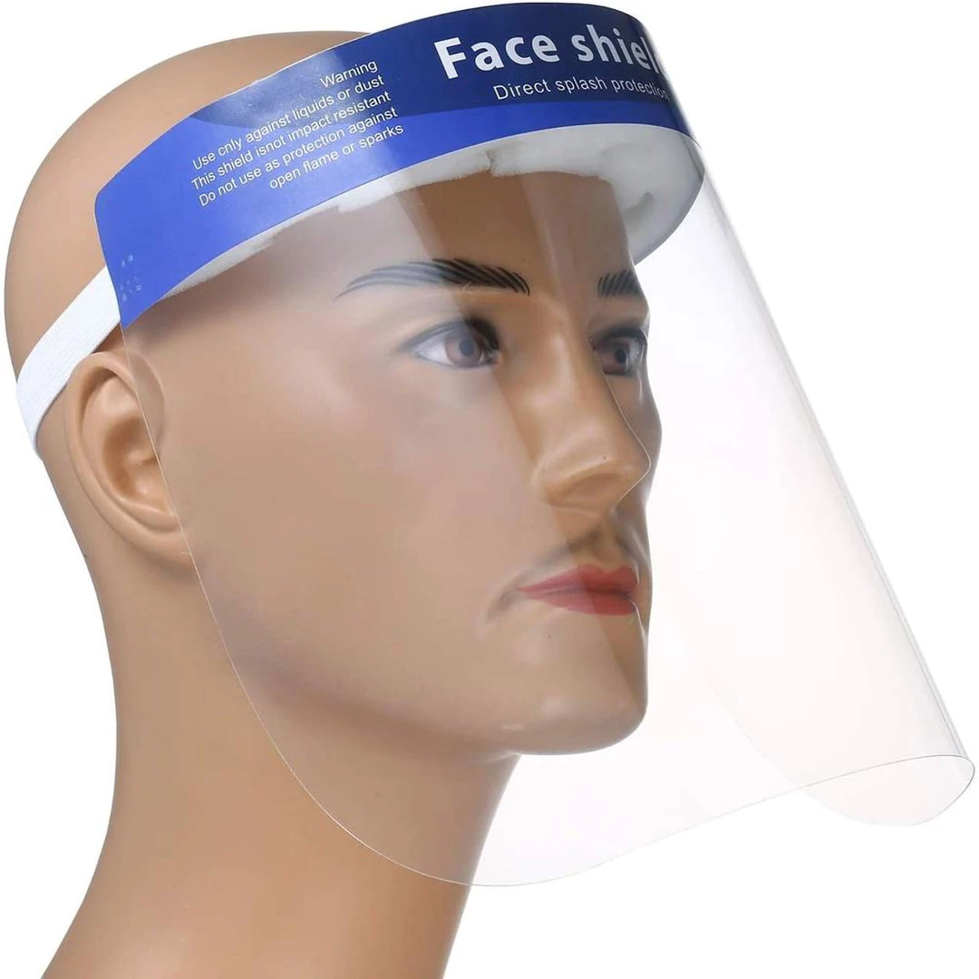 Tableclothsfactory Big Clearance Sale Protective Face Shield Mask, Sneeze Guard With Elastic Band And Comfort Sponge - Protects From Sneezing, Coughing, Splashes, Droplets 11 Tableclothsfactory Big Clearance Sale Protective Face Shield Mask, Sneeze Guard With Elastic Band And Comfort Sponge - Protects From Sneezing, Coughing, Splashes, Droplets