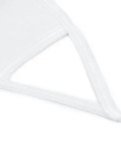 Tableclothsfactory 30 Pack | 3 Ply White Cotton Face Mask, Reusable Fabric Masks With Soft Ear Loops