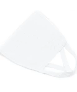 Tableclothsfactory 30 Pack | 3 Ply White Cotton Face Mask, Reusable Fabric Masks With Soft Ear Loops