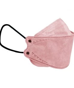 Tableclothsfactory 10 Pack | Dusty Rose Breathable KF94 Face Mask, 3D Fish-Design Mouth Shields For Adult, 4-Layer Protective Face Masks With Adjustable Nose Clip Masks & PPE