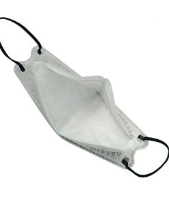 Tableclothsfactory 10 Pack | Silver Breathable KF94 Face Mask, 3D Fish-Design Mouth Shields For Adult, 4-Layer Protective Face Masks With Adjustable Nose Clip Masks & PPE