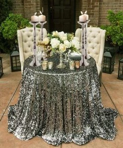 HIER_4400 Chargers & Centerpieces 2 Pack | 19" Tall Silver Metal Flower Vase, Reversible Candle Holders 13 HIER_4400 Chargers & Centerpieces 2 Pack | 19