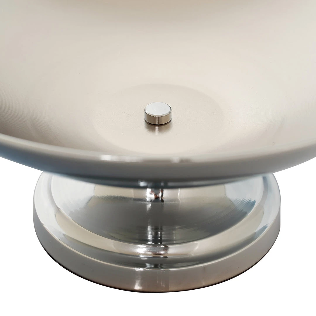 HIER_4820 Chargers & Centerpieces 15" Round Metallic Silver Pedestal Flower Pot Floating Candle Bowl, Display Dish 11 HIER_4820 Chargers & Centerpieces 15" Round Metallic Silver Pedestal Flower Pot Floating Candle Bowl, Display Dish