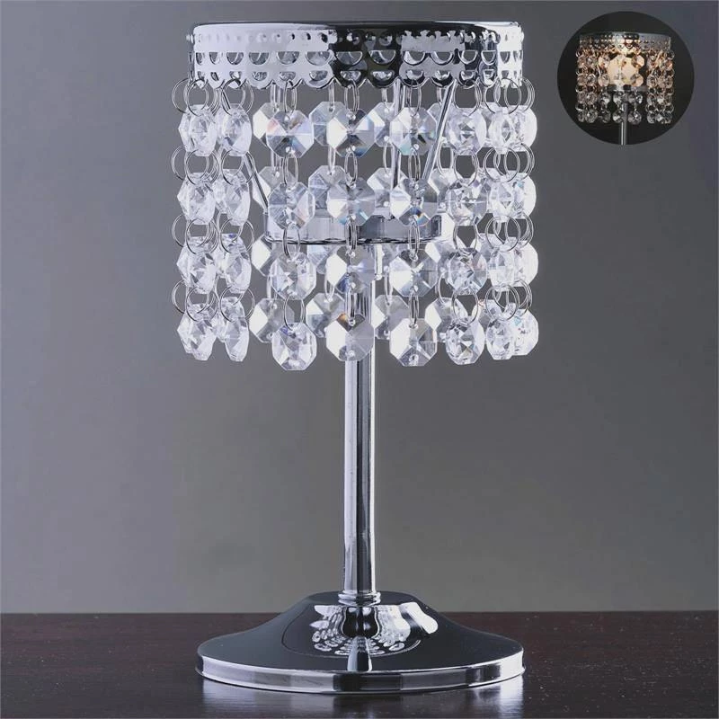 HIER_4400 Chargers & Centerpieces 8" Silver Crystal Beaded Chandelier Votive Pillar Candle Holder, Metal Tealight Candle Stand 1 HIER_4400 Chargers & Centerpieces 8" Silver Crystal Beaded Chandelier Votive Pillar Candle Holder, Metal Tealight Candle Stand